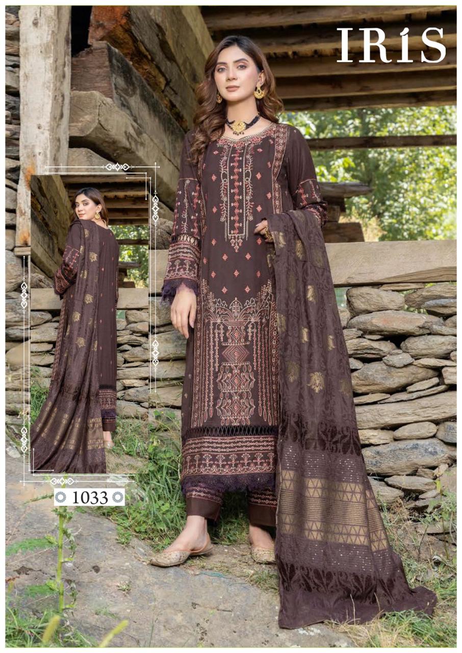 Afsanah Vol 4 By Iris Luxury Heavy Printed Cotton Dress Material Wholesale Shop In Surat
